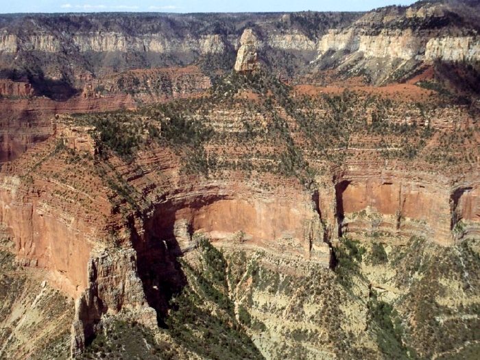 Wall Below Rim